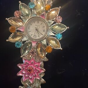 Beautiful flower watch